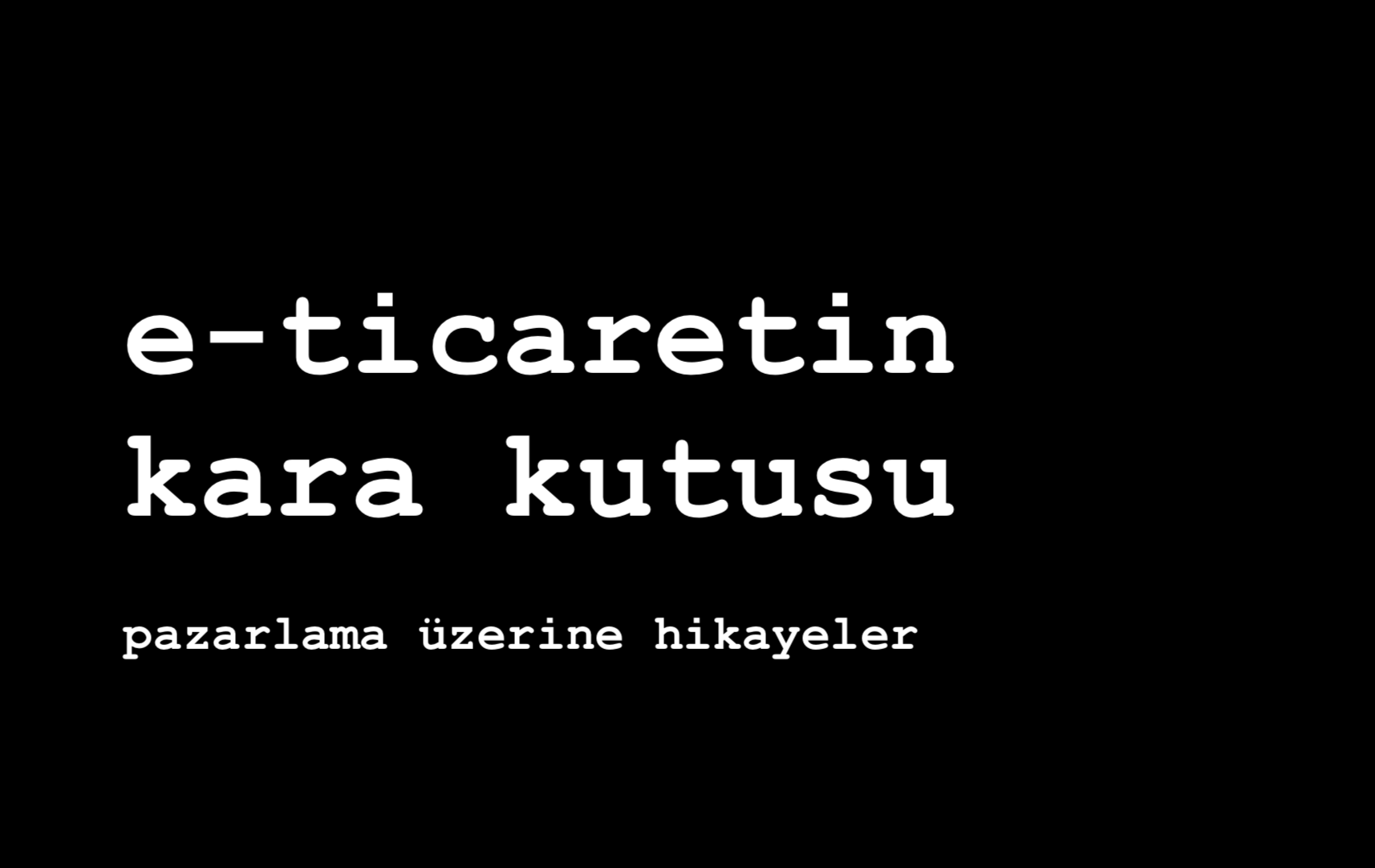 e-ticaretin kara kutusu - e-kitap